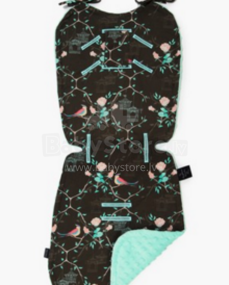 La Millou By Magdalena Rozczka Art. 84255 Stroller Pad Maggie Rose Choco&Opal Мягкий вкладыш для коляски