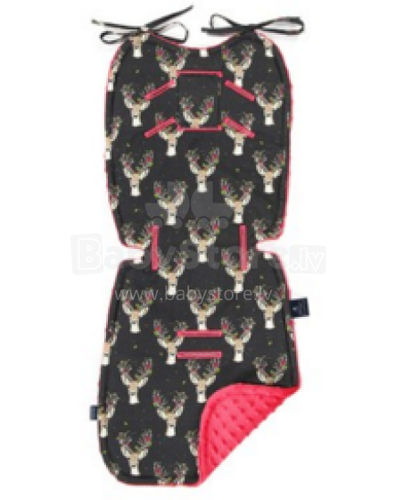 La Millou By Katarzyna Zielinska Art. 84260 Stroller Pad Oh My Deer&Watermelon Мягкий вкладыш для коляски