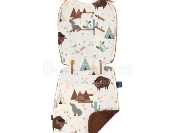 La Millou Art. 84263 Stroller Pad Buffalo&Chocolate Mīksts ieliktnis ratiņiem
