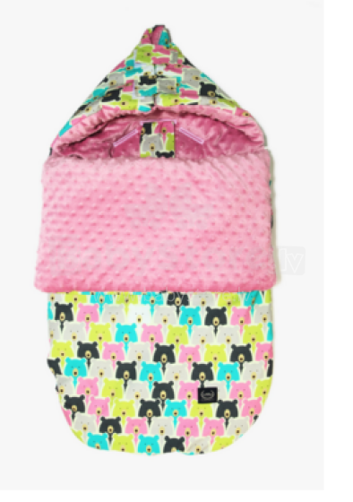 La Millou Art. 84270 Stroller Bag S Polar Bears&Dusty Rose