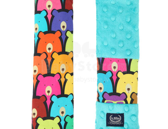 La Millou Art. 84309 Seatbelt Cover Jelly Bears&Teal