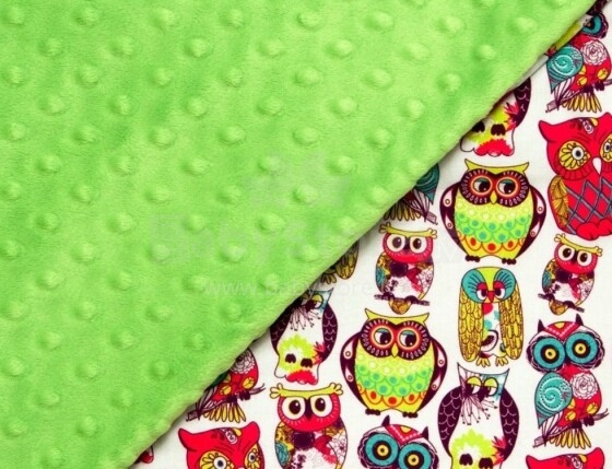 „La Millou“ menas. 84329 Saugos diržų dangtelis „Wild Owls & Green“ saugos diržų dangteliai