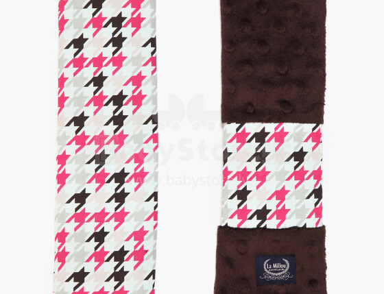La Millou Art. 84335 Seatbelt Cover Pink Chic&Chocolate