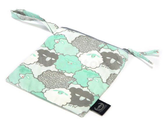 La Millou Art. 84371 Travel Bag Compact Size Mint Sheep Family
