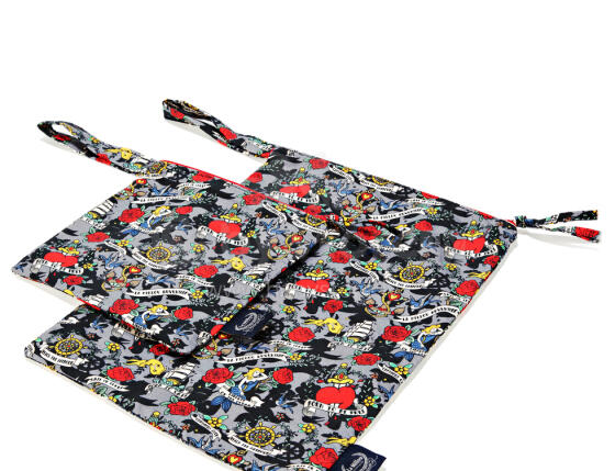 La Millou Art. 84393 Travel Bag King Size Grey Tattoo Marine Club