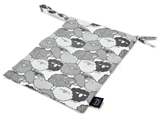 La Millou Art. 84396 Travel Bag King Size Graphite Sheep Family Сумка-косметичка