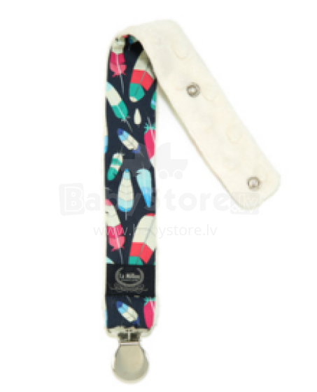 La Millou Art. 84423 Pacifier Hander Indian Plume&Ecru Клипса для пустышки 