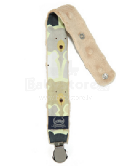 La Millou Art. 84436 Pacifier Hander Pure Bears&Latte Клипса для пустышки