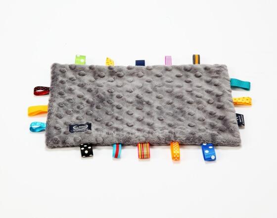 La Millou Art. 84454 Sensory Fun Pads Grey Mягкая тряпочка для сна