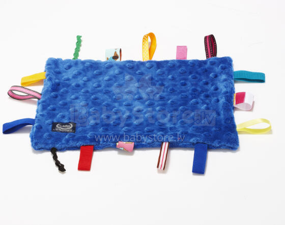 La Millou Art. 84465 Sensory Fun Pads Electric Blue Mягкая тряпочка для сна