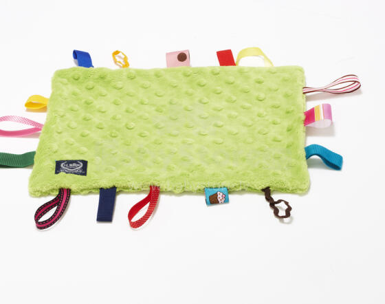La Millou Art. 84466 Sensory Fun Pads Green Mягкая тряпочка для сна