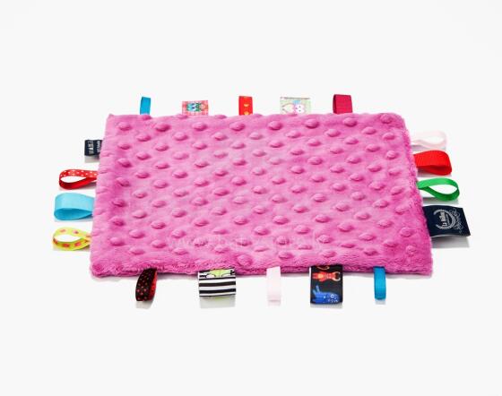 La Millou Art. 84469 Sensory Fun Pads Raspeberry Mягкая тряпочка для сна