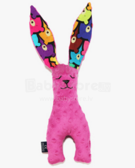 La Millou Art. 84476 Bunny Raspberry Jelly Bears Mīksta miega rotaļlieta Trusis