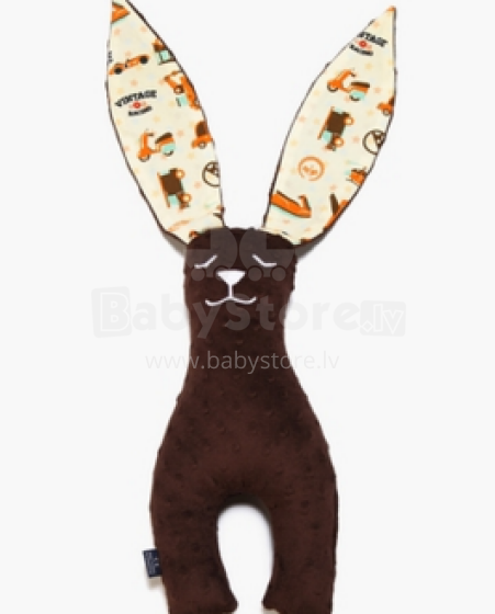 La Millou Art. 84555 Bunny Chocolate Vintage Racing Mягкая игрушка для сна Кролик