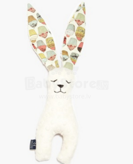 La Millou Art. 84558 Bunny Ecru Cupcakes Mīksta miega rotaļlieta Trusis