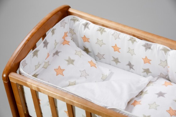Troll Bumper for Cot Star Kokvilnas apmalīte bērna gultiņai, 300 cm