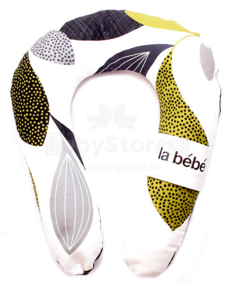 La Bebe™ Snug Cotton Nursing Maternity Pillow Art.17933 Autumn Elements Подковка для сна, кормления малыша 20x70cм