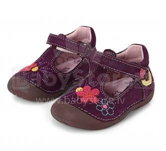 DDStep Art.015-79C Violetiniai Itin patogūs mergaičių sandalai (19-24)