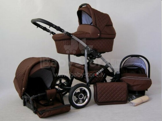 Raf-pol Qbaro Art. 84720 Детская универсальная современная коляска с надувными колесами 2в1 [всё в комплекте] 
