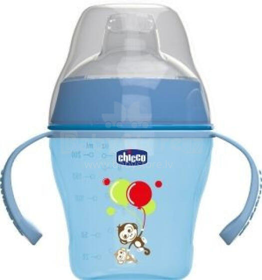 Chicco'16 Soft Cup Art.06823.12 Blue  Krūze 200 ml,  6 m+