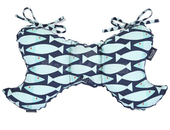 La Millou Art. 83647 Angel's Wings Navy  Мягкая накладка поддержка для головки малыша