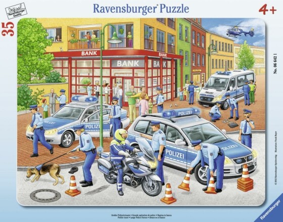 Ravensburger Puzzle Art.06642 35 шт. Дорожная полиция