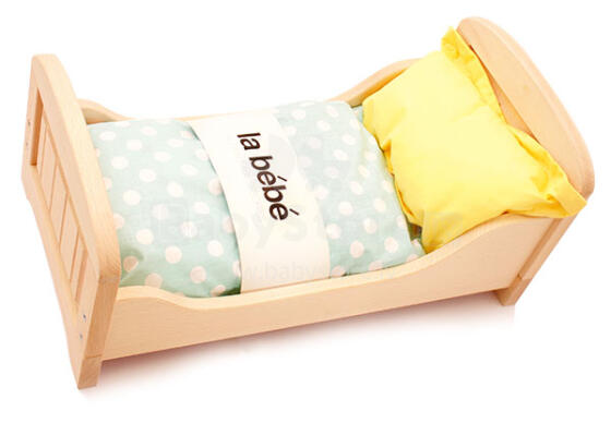 La Bebe™ Cotton Baby Doll Bedding Set Art.85211 Stilīgs leļļu gultas komplekts [bez gultas]