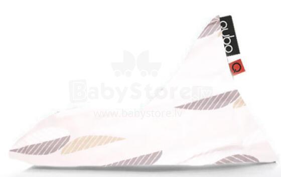 Life by Qubo™ Tryangle Grey Foliage Art.85244 Sēžammaiss, Puffs, Mīkstais bean bags