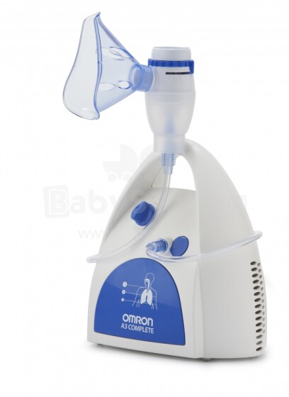 Omron A3 Complete  Art.0096352 sprauslas miglotājs - inhalators ar iespēju regulēt izsmidzināmo zāļu daļiņu lielumu 
