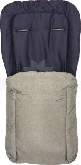 Fillikid Art.3910-94 Duo-Footmuff Friend Melange Universāls Vasaras Ratu Maiss ( Kājas pārsegs) neslīdošs