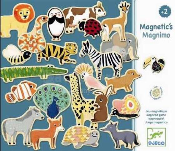 DJECO Art.DJ03124 Wooden magnetics Attīstošā spele ar magnētiem