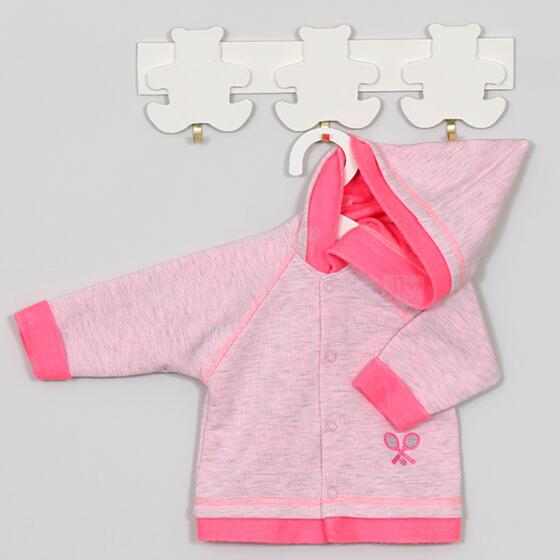 Vilaurita Art.522 Tennis Pink Хлопковая фроте кофточка с капюшоном (56,62,68,74 см)