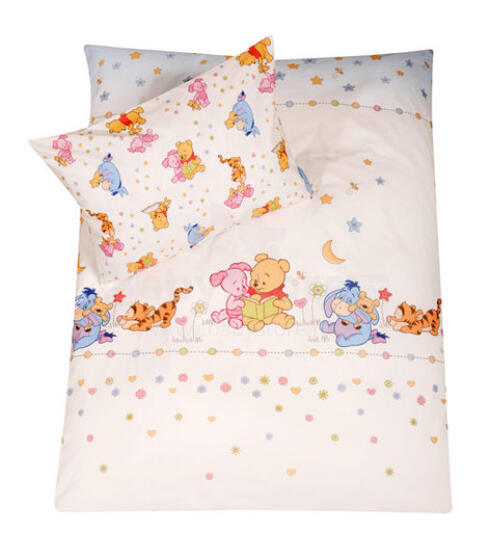 Julius Zollner Art.8510111030 Stylished Pooh virspalags+ spilvendrānа 100x135 /60x40 cm
