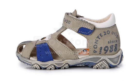 D.D.Step Art.DA05-1-9AL Grey Ekstra komfortablas puišu sandalītes (28-33)