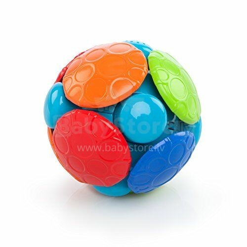 Rhino Toys Oball Art.81514 Wobble Bobble Развивающая игрушка Мяч с музыкой и вибрацией