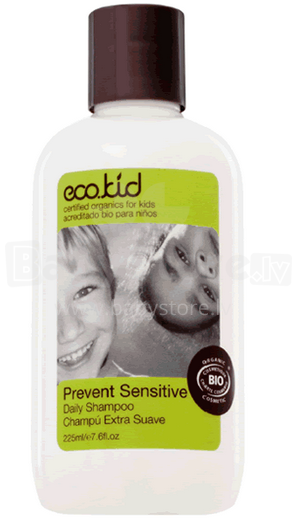 Eco.Kid Prevent Sensitive Shampoo Art.44004 bērnu ikdienas šampūns jutīgai ādai ,225ml 