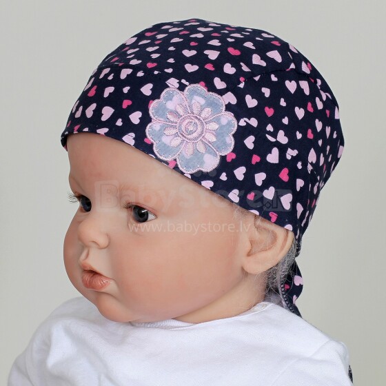 Vilaurita Art.246  100%  cotton Babies cap- kerchief for girl. Spring-summer