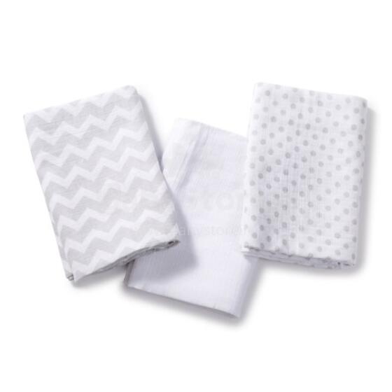 Summer Infant Art.87406 Swaddle Me Muslin Blankets хлопок подгузник комплект (3 шт.)