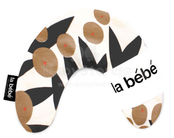 La Bebe™ Mimi Nursing Cotton Pillow Art.23997 Wild Fox Подкова для сна, кормления малыша 19x46 cm
