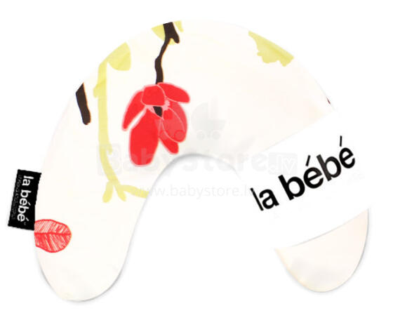 La Bebe™ Mimi Nursing Cotton Pillow Art.3322 Magnolia Flower Pakaviņš spilventiņš 19x46 cm
