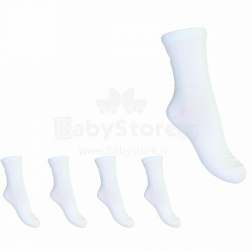 Weri Spezials Art.77257 White Children's cotton socks