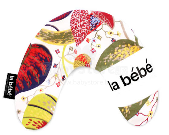La Bebe™ Mimi Nursing Cotton Pillow Art.15803 Summer Подкова для сна, кормления малыша 19x46 cm