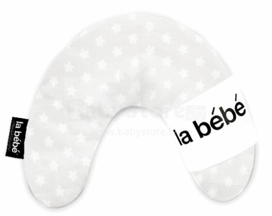 „La Bebe ™ Mimi“ slaugos medvilnės pagalvė, 17035 mažų žvaigždžių pasagos pagalvėlė, 19x46cm