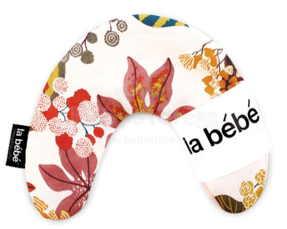 La Bebe™ Mimi Nursing Cotton Pillow Art.24673 Autumn Art Red Atbalsta pakaviņš spilventiņš ceļojumiem