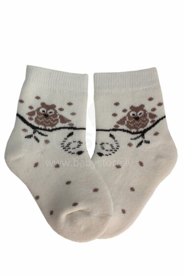 Weri Spezials Art.44786 Owl frotte baby socks