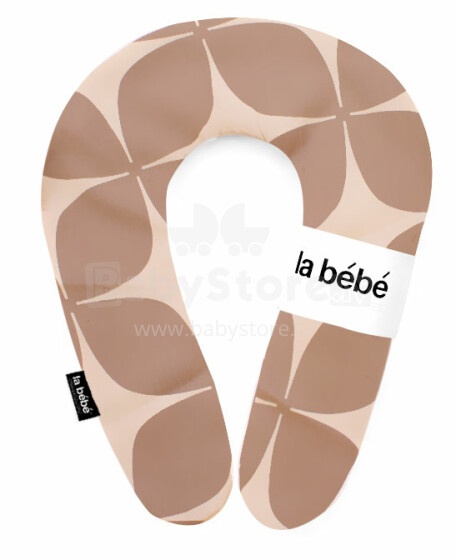 „La Bebe ™“ patogi medvilnės slaugos motinystės pagalvė, 85469 „Latte“ pasaga (pasaga) kūdikio maitinimui, miegui, pasaga nėščioms moterims 20x70 cm