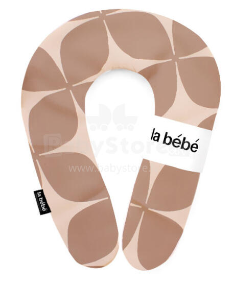 La Bebe™ Snug Cotton Nursing Maternity Pillow Art.85469 Latte Подковка для сна, кормления малыша 20x70cm