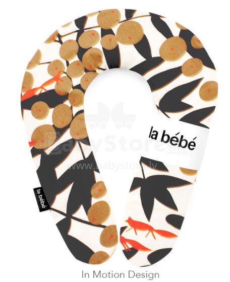 La Bebe™ Snug Cotton Nursing Maternity Pillow Art.9387 Wild Fox, 20x70 cm