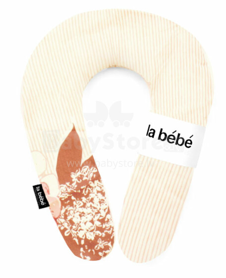 La Bebe™ Snug Cotton Nursing Maternity Pillow Art.85490 Desert Rose pakaviņš mazuļa barošana, gulēšanai, pakaviņš grūtniecēm 20x70 cm