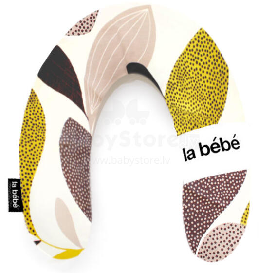 La Bebe™ Rich Maternity Pillow Art.85514 Deco Green/Purple Подковка для сна, кормления малыша 30x104 cm